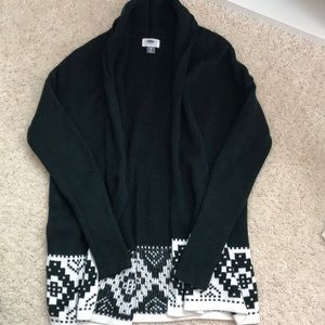 green Old Navy cardigan